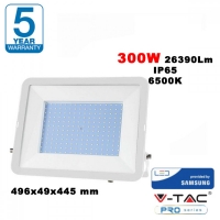 300W LED Прожектор Samsung чип Pro-s Бяло Тяло 26390LM 6500K