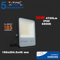 30W LED Прожектор Samsung чип G8 Черно Тяло 4720LM 6500K