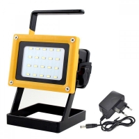 30W Преносим LED акумулаторен прожектор 600LM 6000K