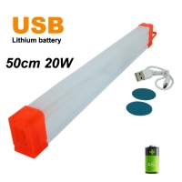 Акумулаторно LED Тяло USB 20W 50CM 6400K 1200Lm