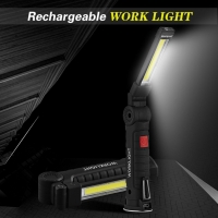 USB Акумулаторен COB LED фенер с магнит 3W