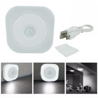 Акумулаторна светодиодна лампа с Pir сензор 2W 6500K