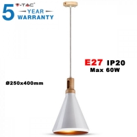 Пендел Бяла Шапка с Дъвена Основа Ф250