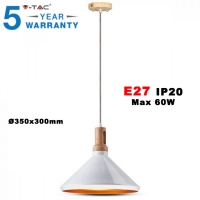 Пендел Бяла Шапка с Дъвена Основа Ф350