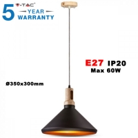 Пендел Черна Шапка с Дъвена Основа Ф350