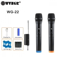 Комплект 2 Бр UHF Универсални безжични микрофони WG-22