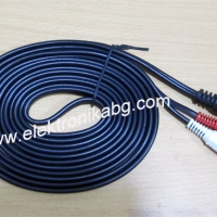 Кабел 2 мъжки чинча на 3,5мм стерео жак 4.5mm / 3м