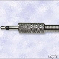 3,5мм моно жак метален