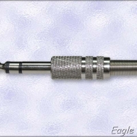 6,35мм стерео жак метален