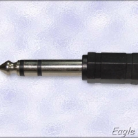 6,3мм стерео жак на 3,5мм стерео щекер