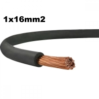 Гумиран Кабел ШКГД 1x16mm² Черен