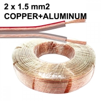 Силиконов кабел за тонколони и говорители 2 x 1.50mm2 - помеднен