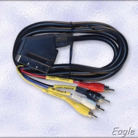 Кабел скарт букса на 4 мъжки чинча 1,5м