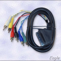 Кабел скарт букса на 6 мъжки чинча 1,5м