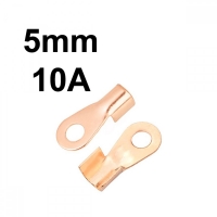 Неизолирана кабелна обувка 5мм отвор 10A