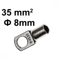Неизолирана кабелна обувка 35mm2 x 8mm отвор