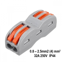 Двойна клема Бърза Връзка двупосочна 32A 250V 0.08-4.0mm2