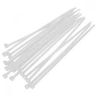 Кабелни превръзки бели 2.5 х 200 мм