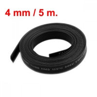 Термосвиваем шлаух черен Ф4 5м