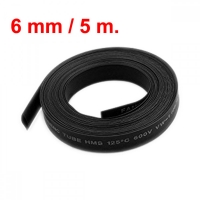 Термосвиваем шлаух черен Ф6 5м