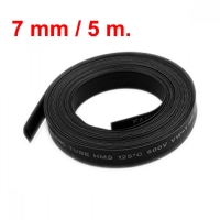 Термосвиваем шлаух черен Ф7 5м