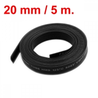 Термосвиваем шлаух черен Ф20 5м