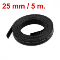 Термосвиваем шлаух черен Ф25 5м