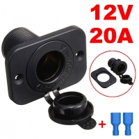 Женско гнездо за вграждане за авто запалка 20A