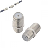 10бр. Муфа за коаксиален кабел RG6