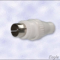 ТВ Букса пластмаса бяла мъжка FH-205