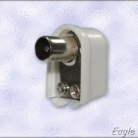 ТВ Букса пластмаса бяла мъжка FH-219