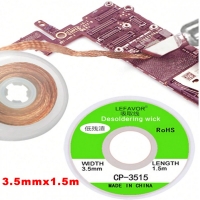 Лента ZD-180 за почистване на калай изработена от мед с дължина 3.5mm x 1.5m