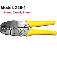 Кримпващи клещи 336-1 за кербоване на кабелни накрайници с размери 1/2/5 mm2