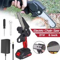 6 инча Акумулаторен електрически трион 21V 1200W с 2 батерии