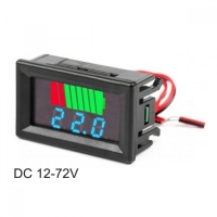 Дигитален волтметър DC 12-72V – Компактен и надежден измервателен инструмент